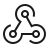 Integration icon showing interconnected third-party apps