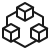 Icon representing modular and scalable software architecture