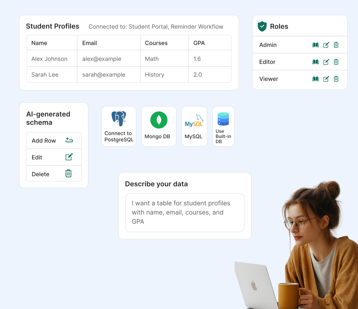 AI-Enhanced Database Management Interface